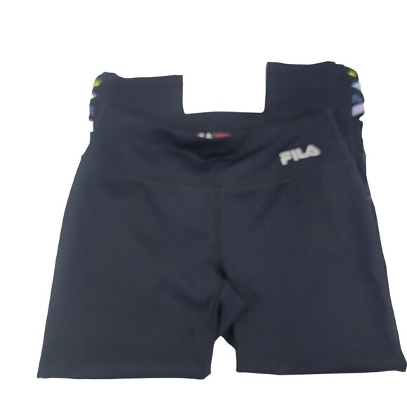 Fila Sport Live In Motion Women’s Size XS Black Yoga Capri Athletic Leggings - Picture 11 of 15